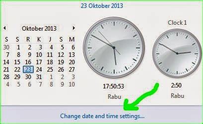 pengaturan jam dan tanggal